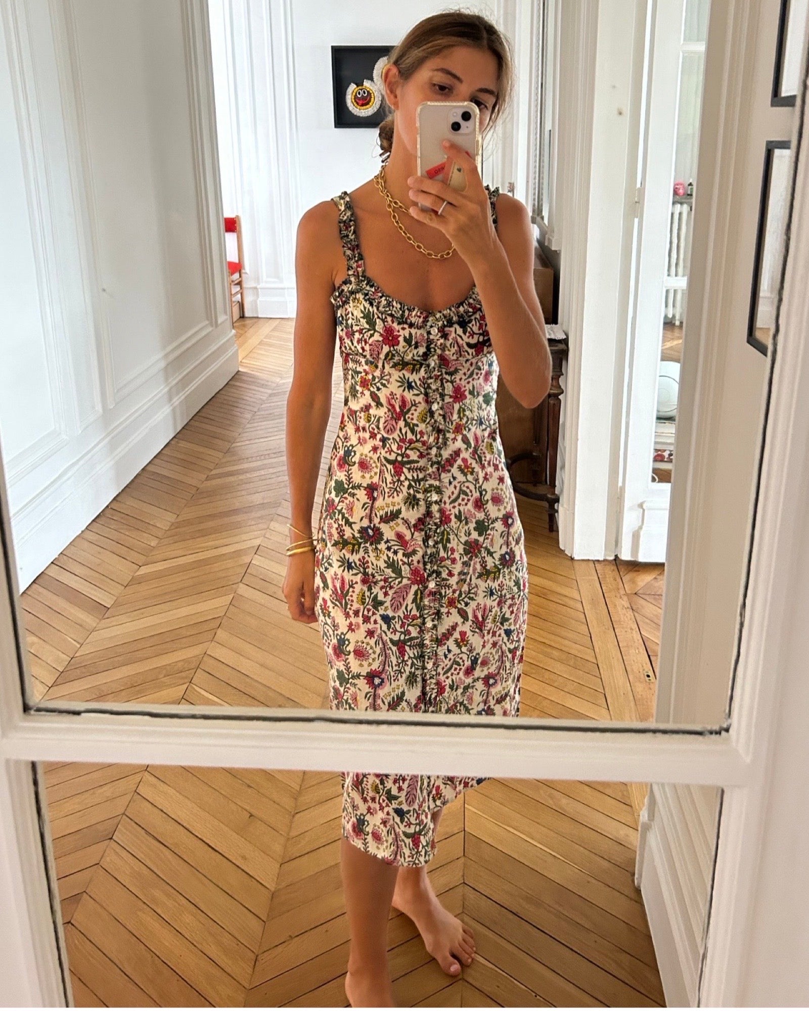 La robe froufrous