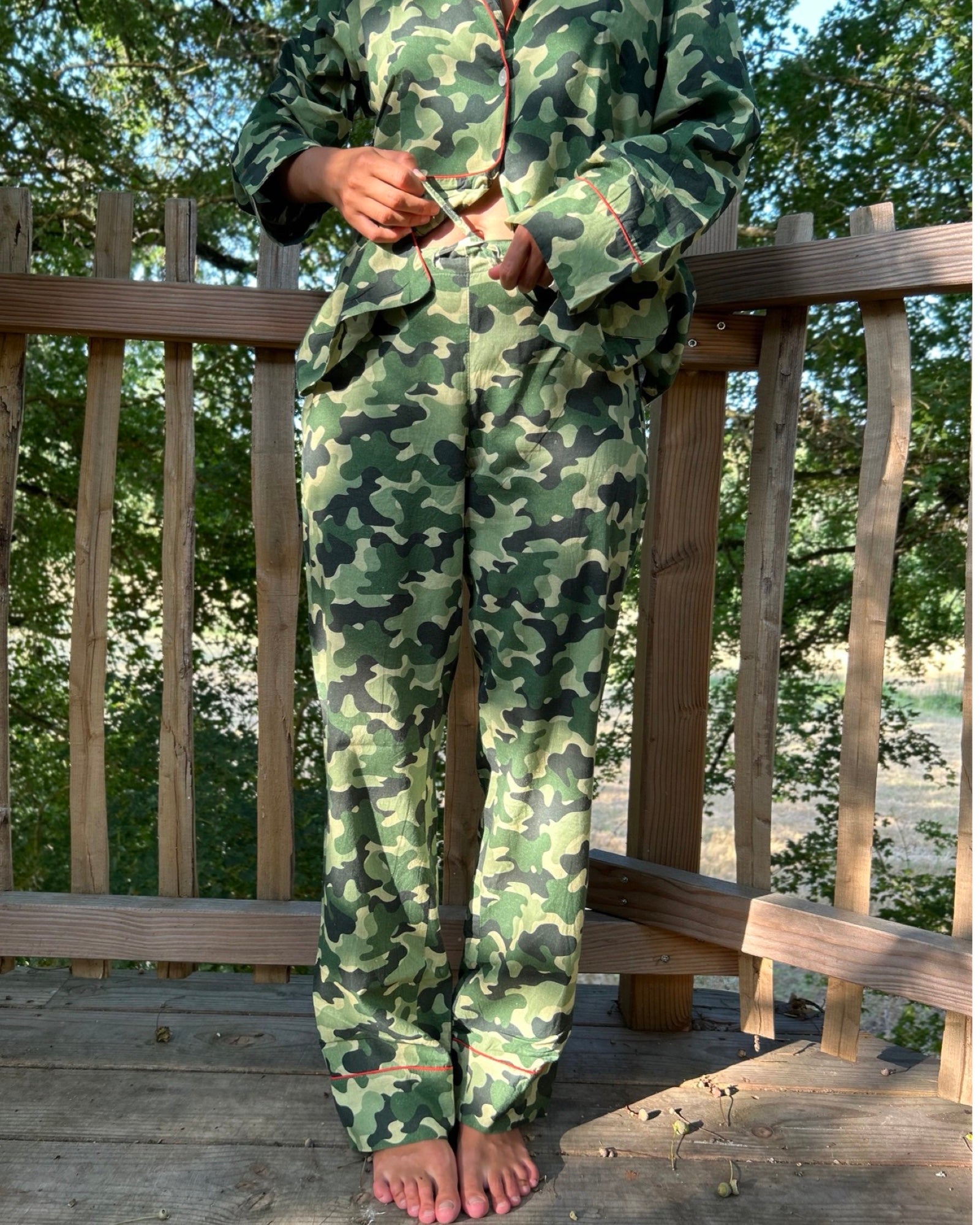 Pyjama Femme Camouflage