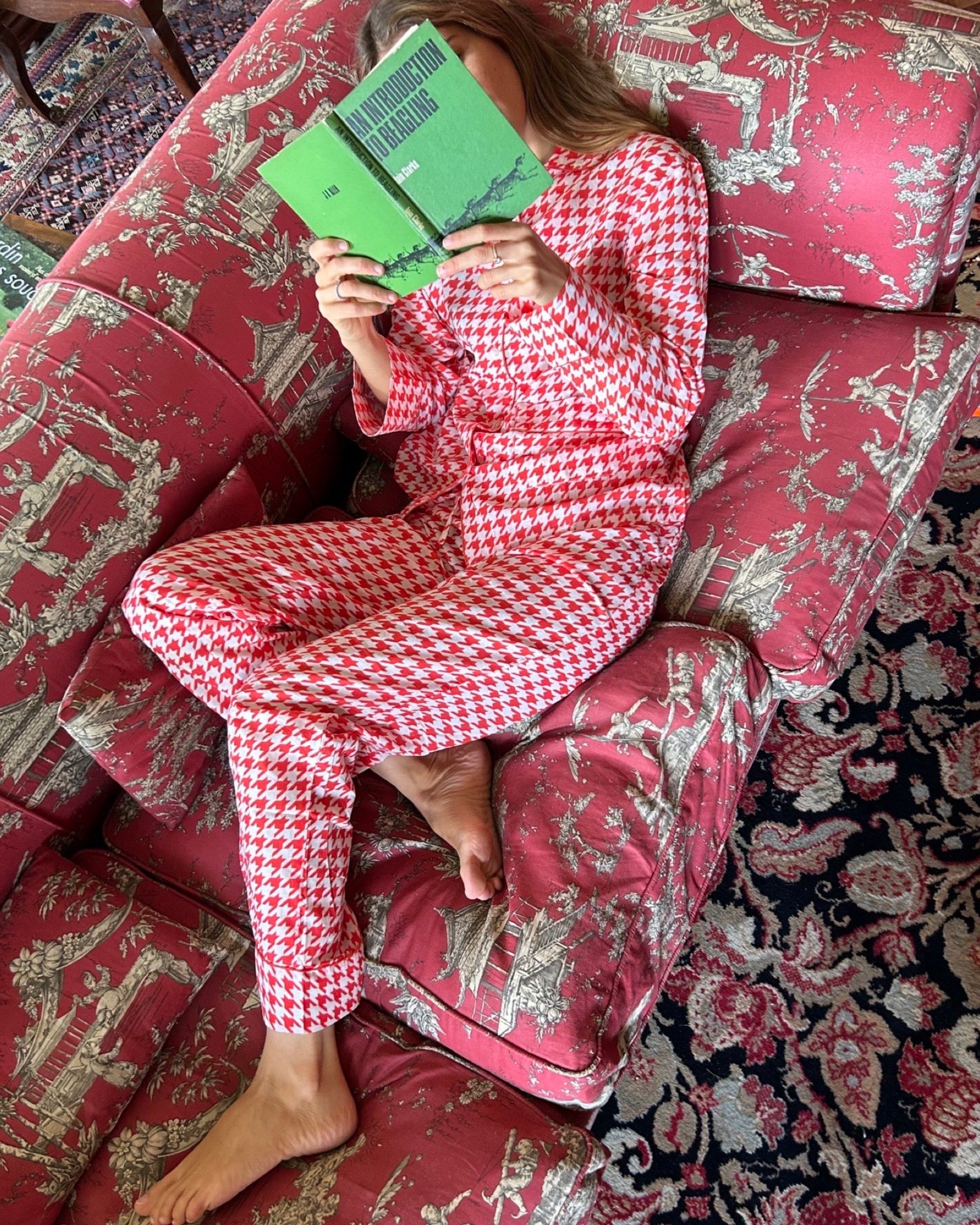 Pyjama Femme Pied de Poule