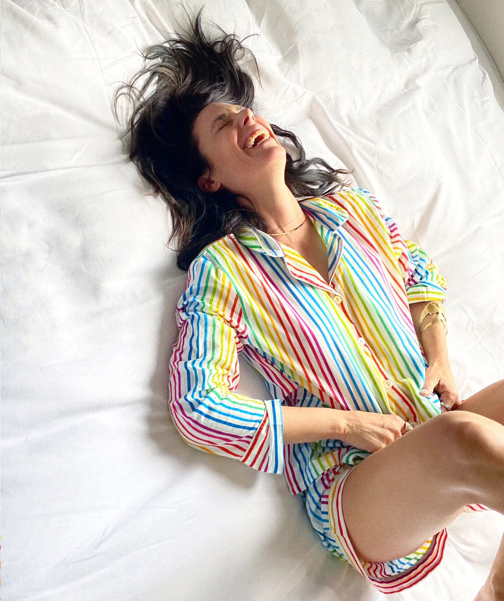 Pyjama Short Femme Rainbow