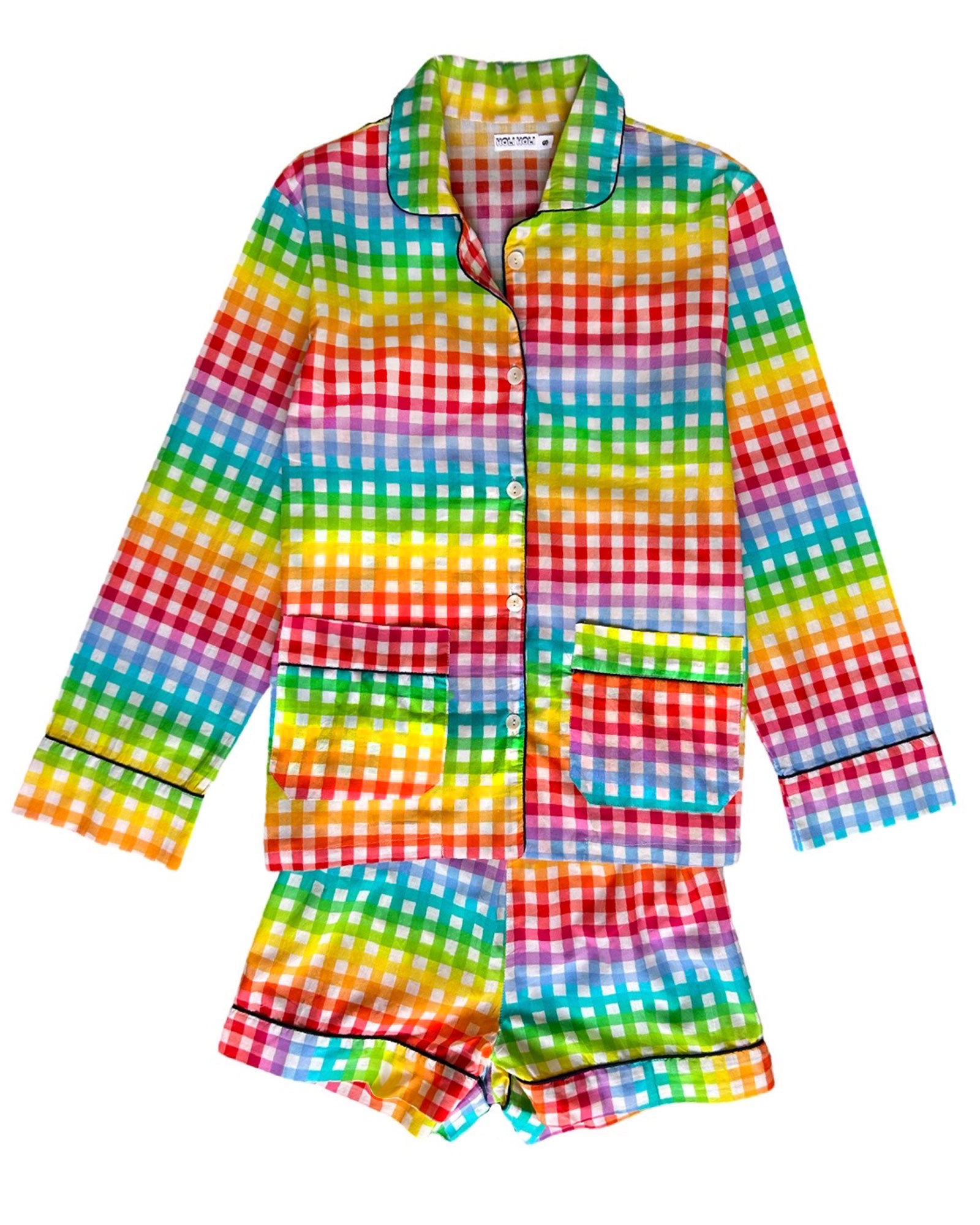 Pyjama Short Femme Multicolore