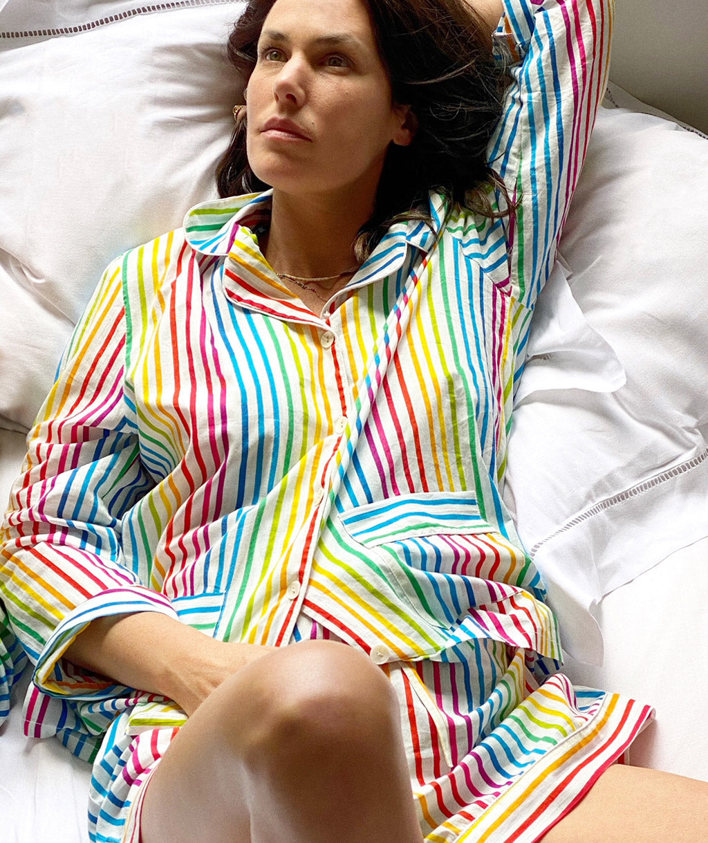 Pyjama Short Femme Rainbow